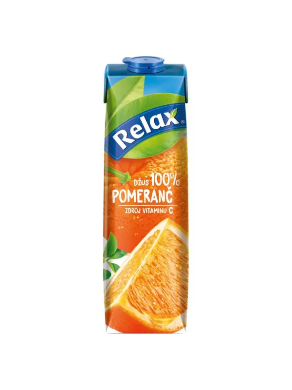 Relax Pomeranč 100% 1 l